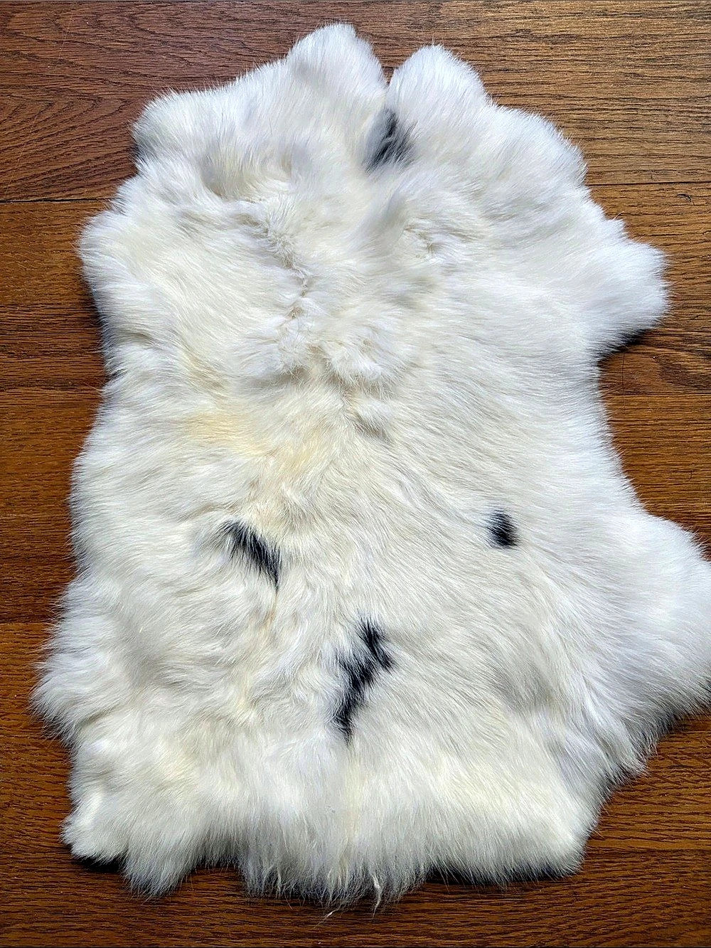 0693 natural rabbit fur pelt craft supply